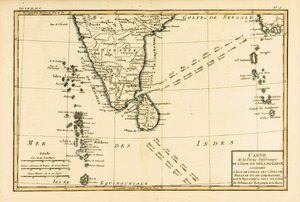 Inde du Sud et Ceylan, de 